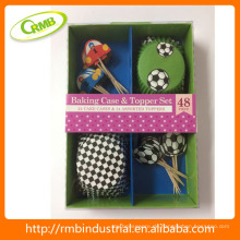 Fußball-Design Backen &amp; Topper Set Backen Tasse